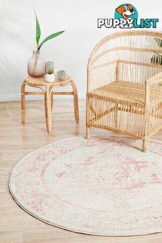 Avenue 702 Rose Round Rug 200X200CM  - AVE-702-ROSE-200X200