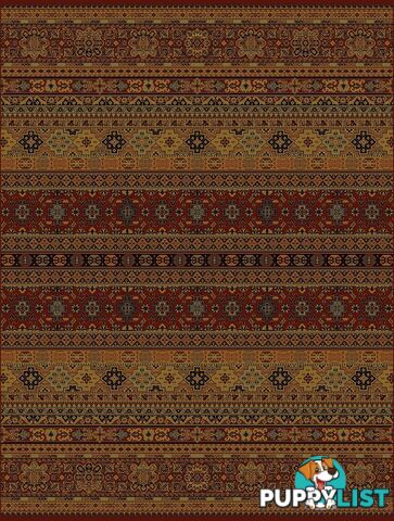 Afghan 135 Red Traditional Rug 160 x 235CM  - BAFGHAN135-RED