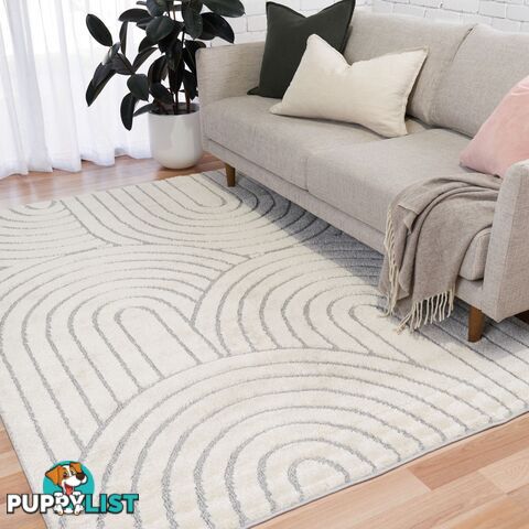 Marli Ivory Light Grey Rug 160x230cm  - BMARLI12415-IVOLTGRY