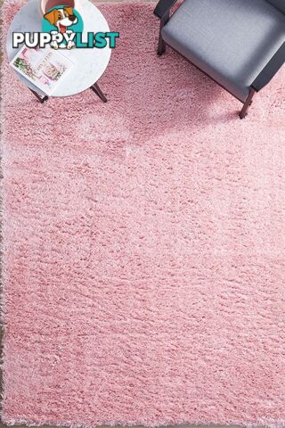 Angel Shag Pink Rug 170x120CM  - ANG-PINK-170X120