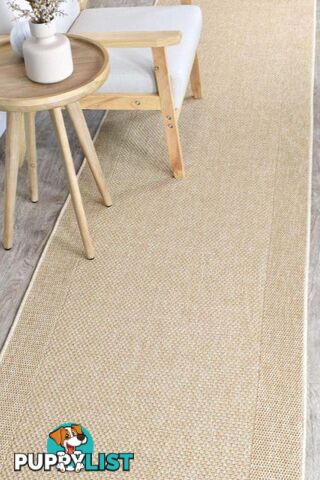 Coastal Sisal Sand Hallway Runner 80CM Wide 4.5M  - ALLSEA-3900226-80X3000