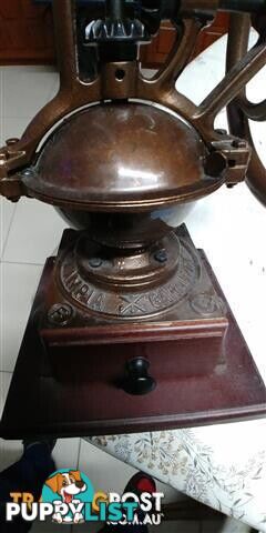 Antique coffee grinder