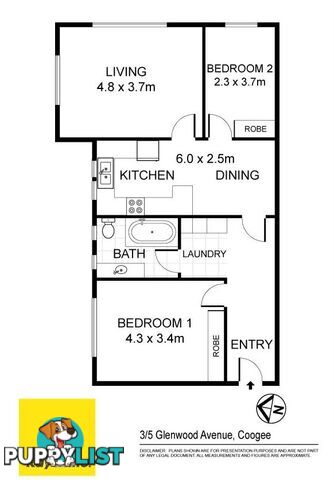 3/5 Glenwood Avenue COOGEE NSW 2034