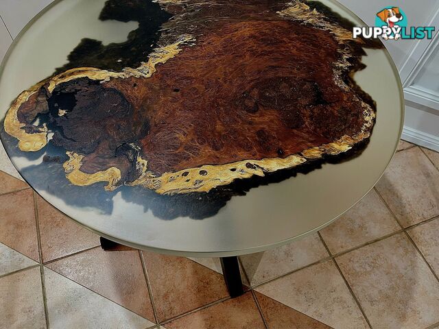 Redgum Burl Resin Table