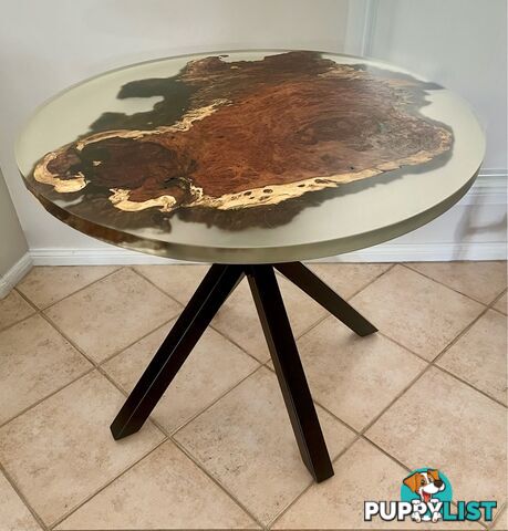 Redgum Burl Resin Table