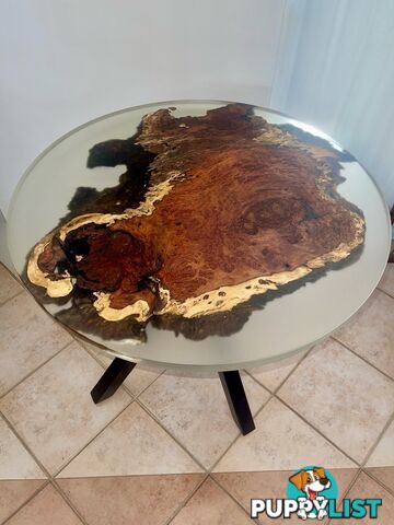 Redgum Burl Resin Table