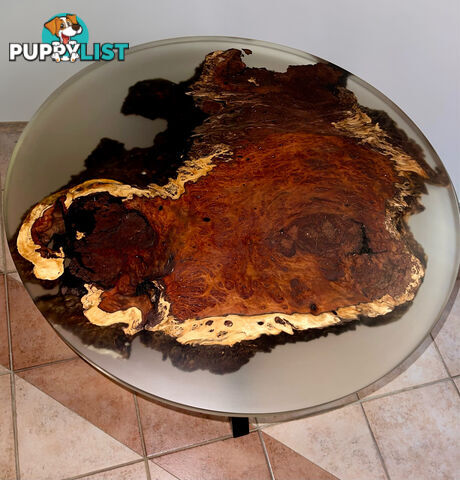 Redgum Burl Resin Table