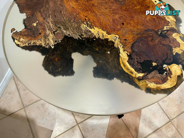 Redgum Burl Resin Table