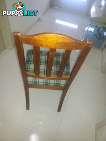 5 solid timber chair s