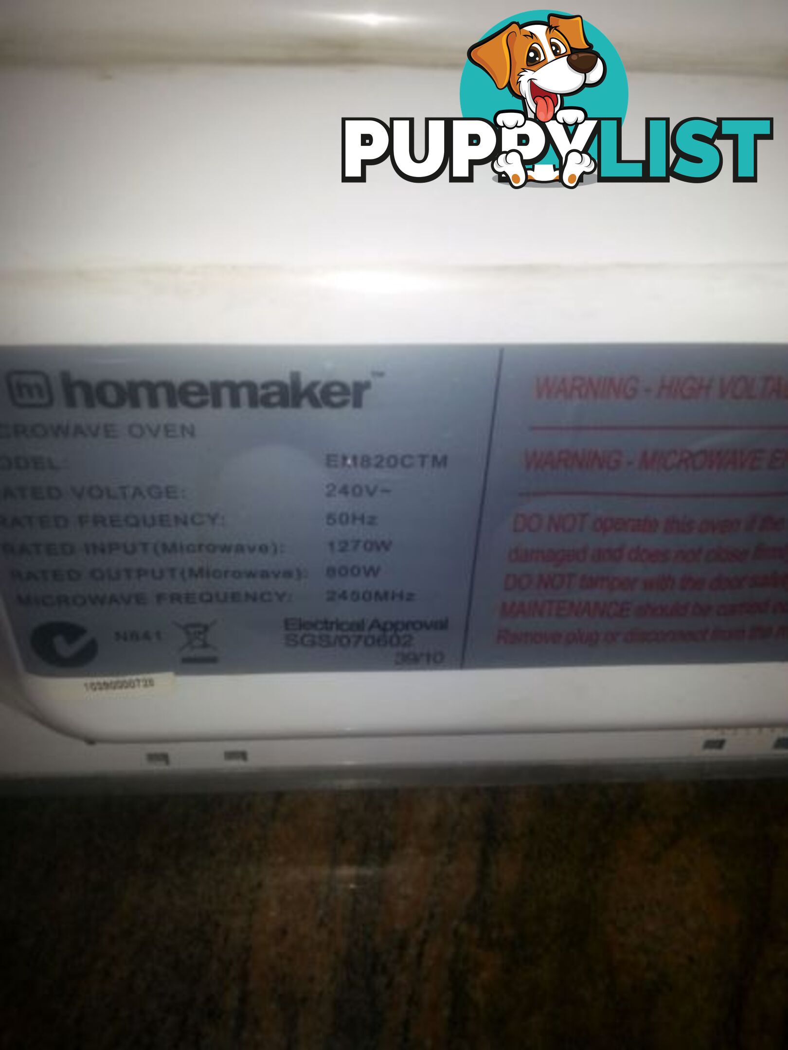 homemaker microwave for sale