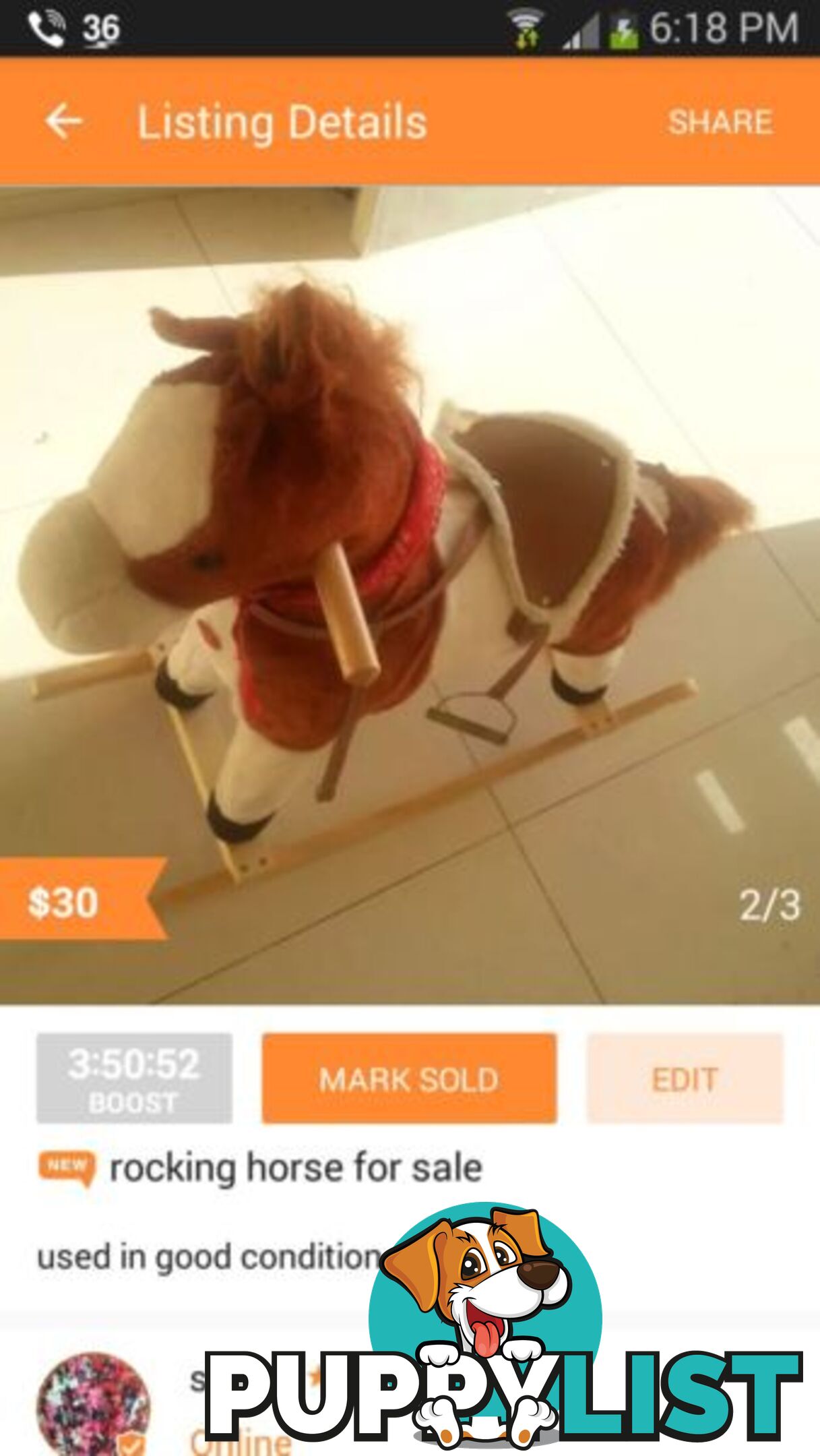 rocking horse for sale