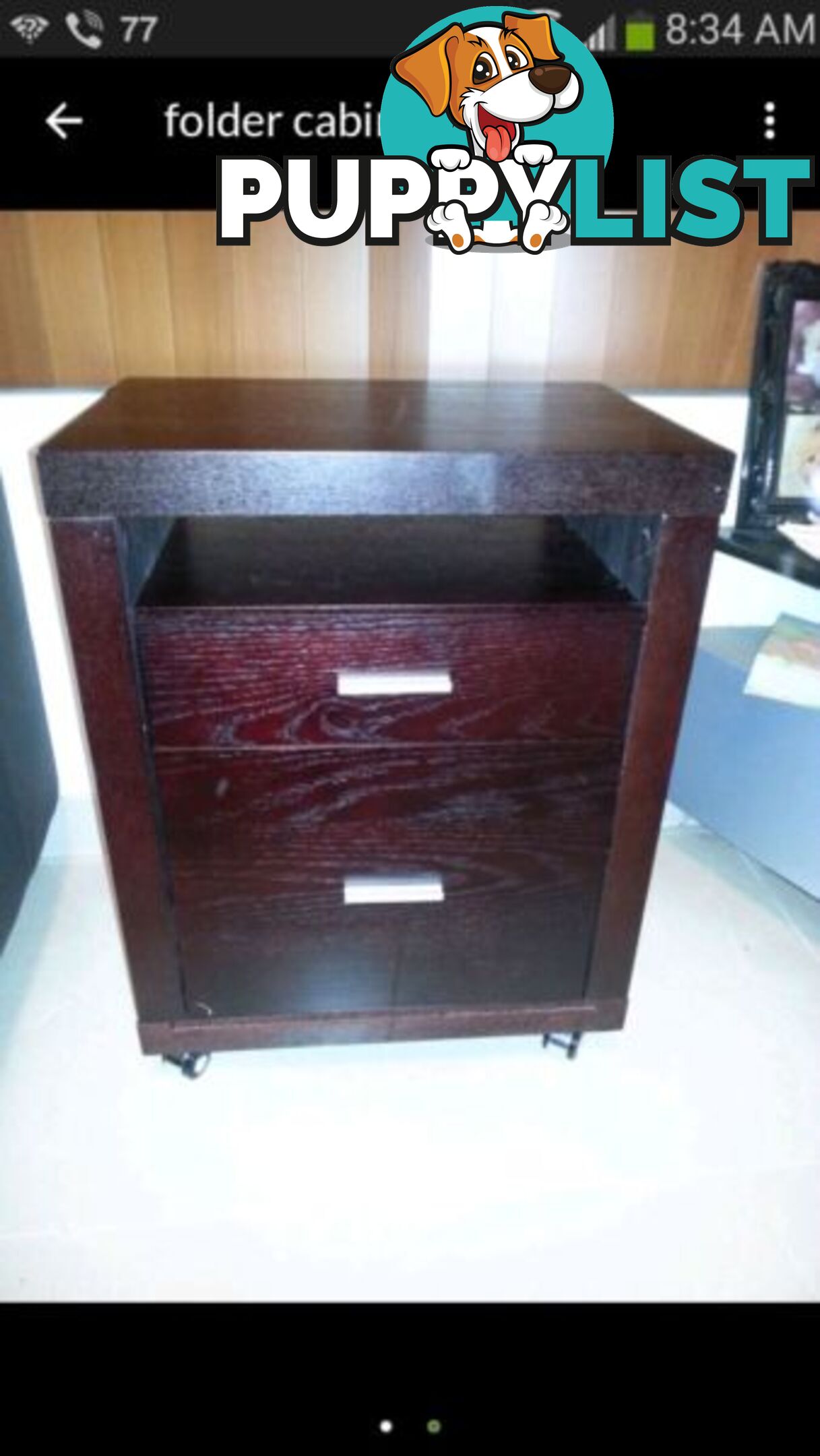 folder cabinet or side table