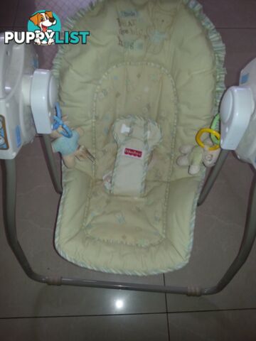 fisher price baby swing and music