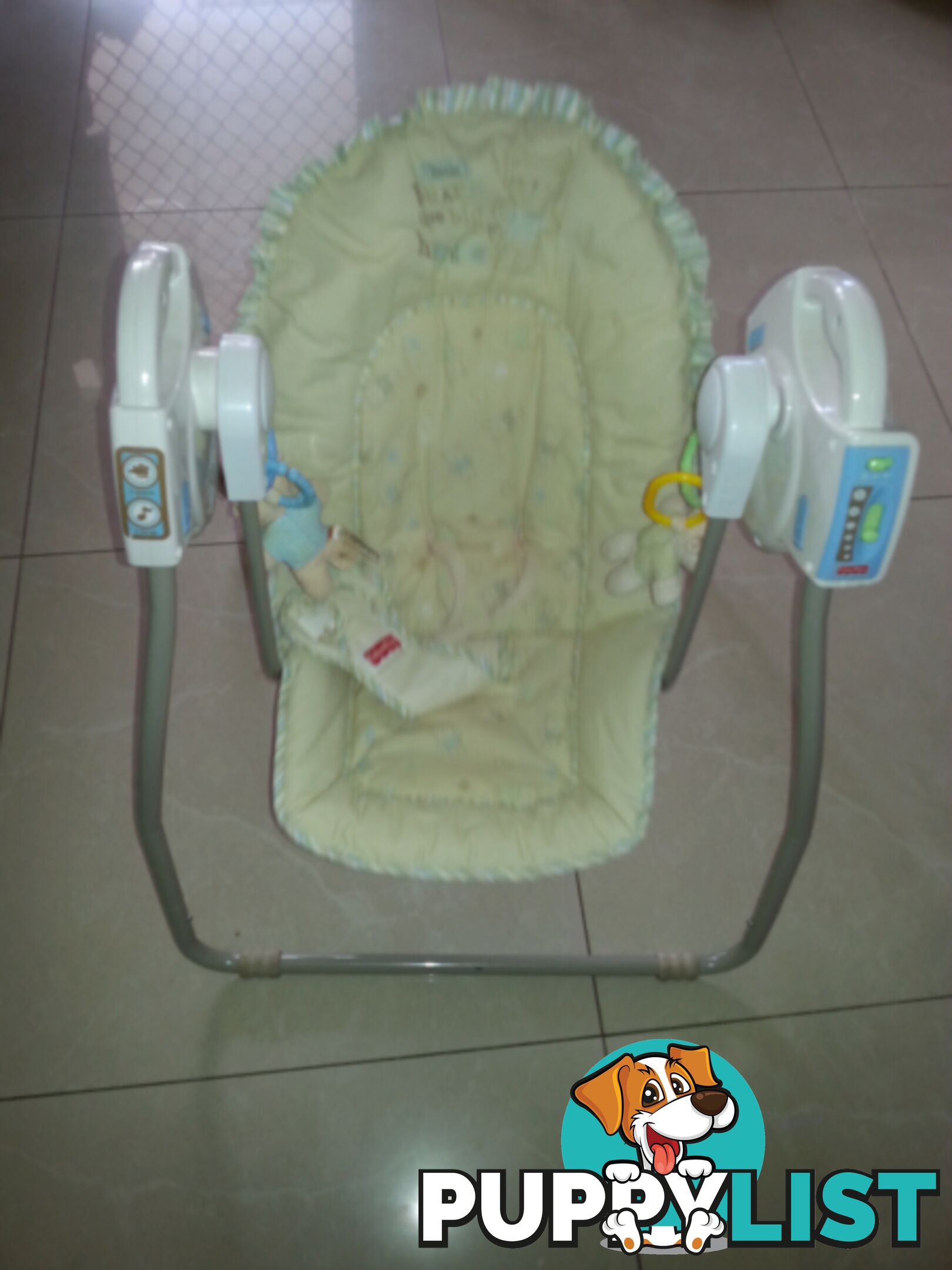 fisher price baby swing and music