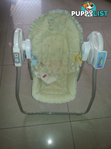 fisher price baby swing and music