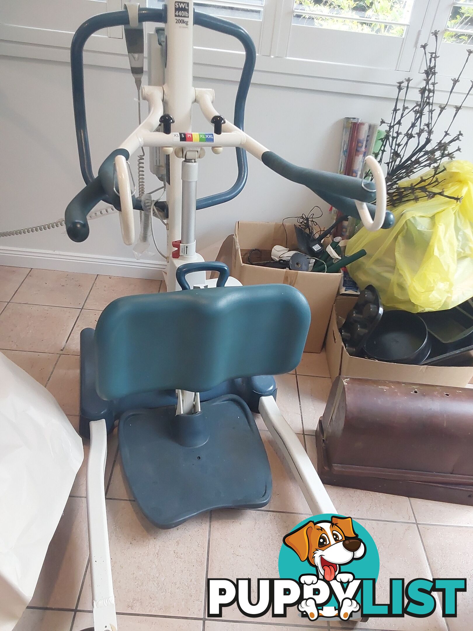 Sit to stand lifter
