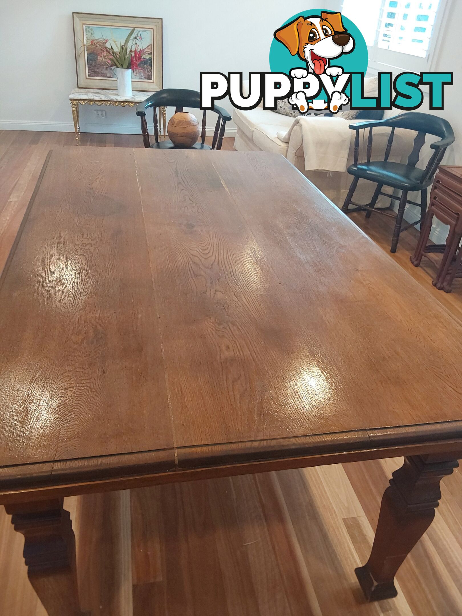 Old solid table