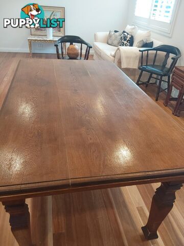 Old solid table