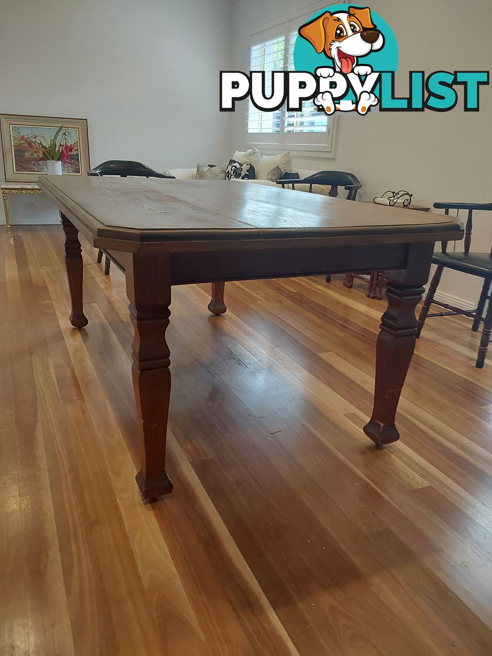 Old solid table