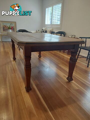 Old solid table