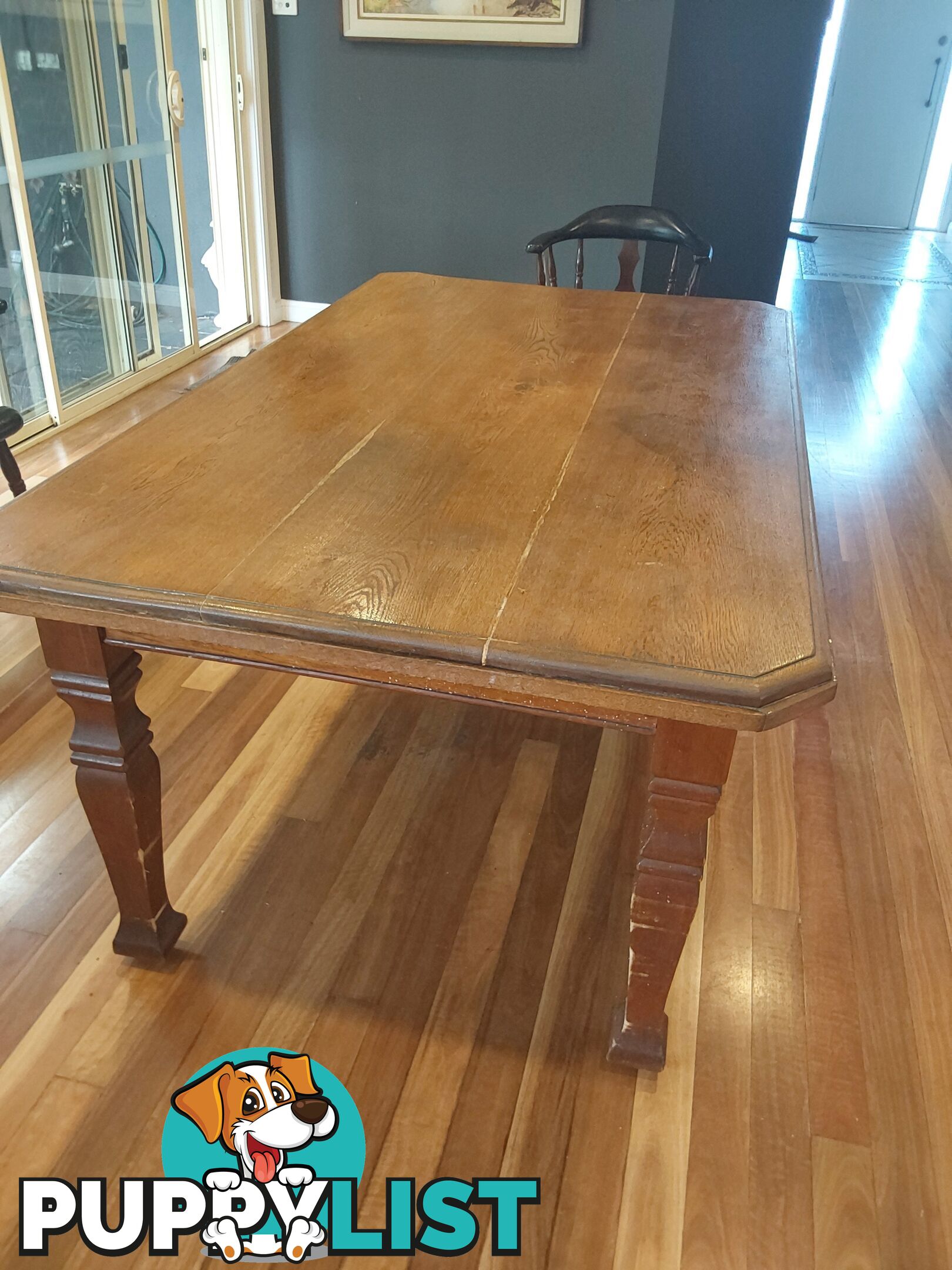Old solid table