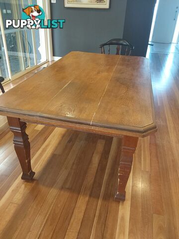 Old solid table