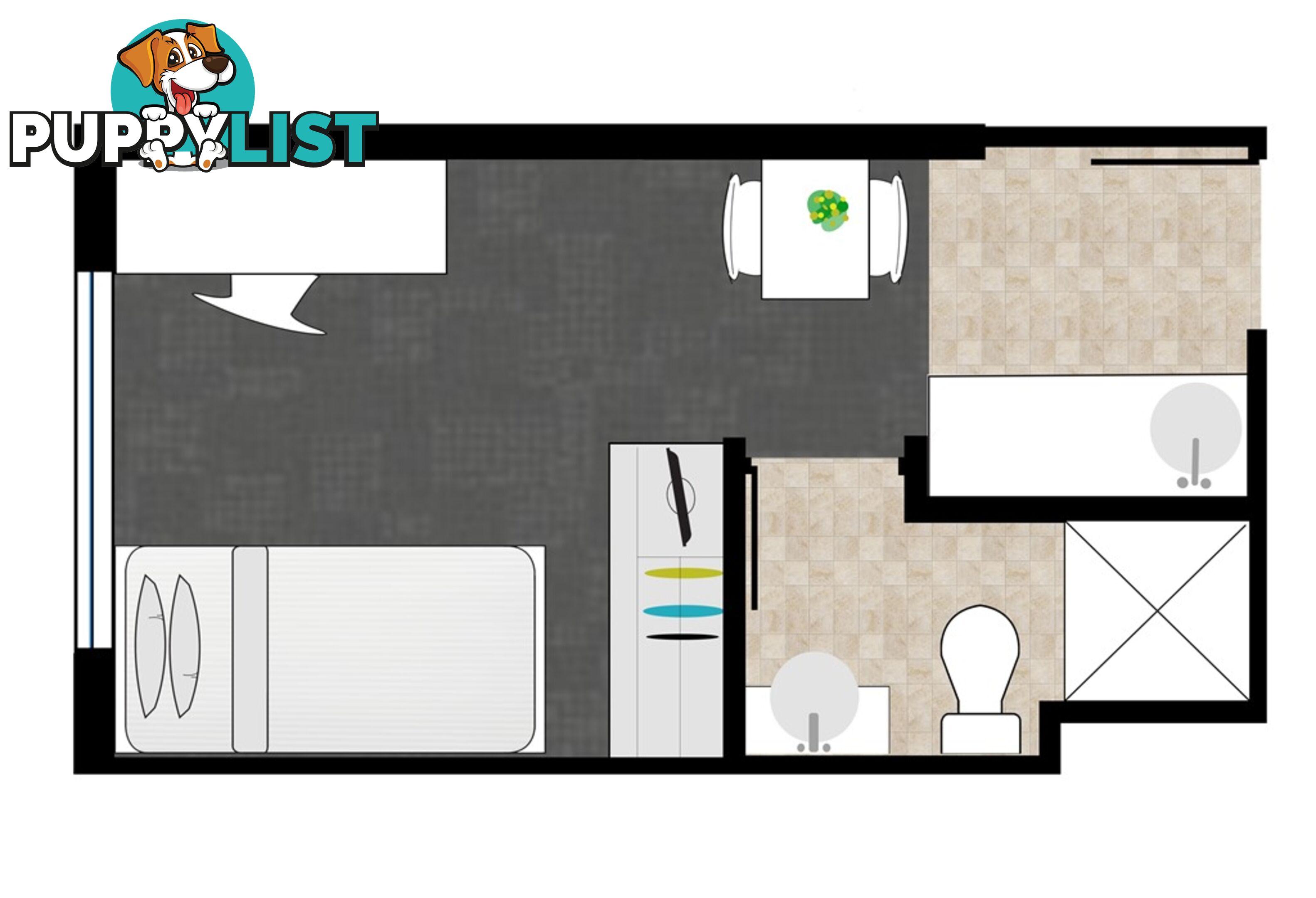 SINGLE - STUDIO SINGLE (1 PERSON) - UNILODGE ON MARGARET