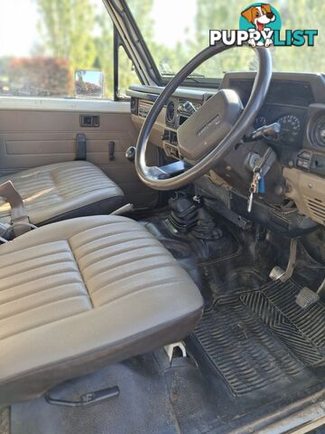 1987 Toyota Landcruiser HJ 75 Ute Manual