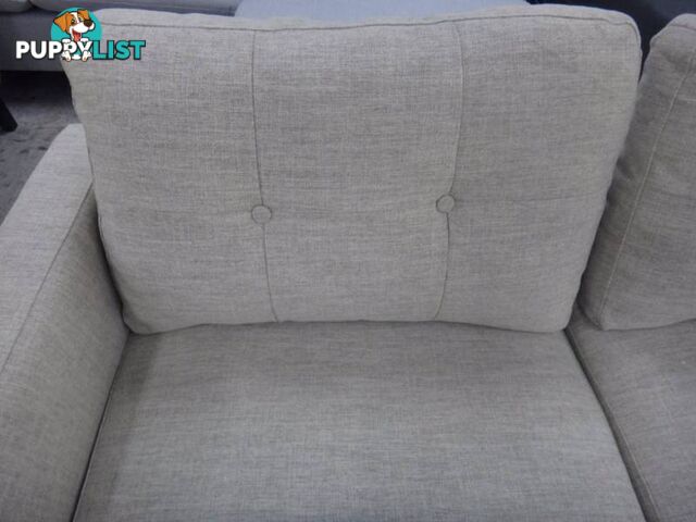 NEW STOCKTON FABRIC SOFA w/ CHAISE - DISCOUNT SHOWROOM