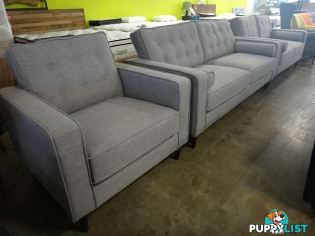 DIAMOND CITY SOFAS - 3S + 2S + AC - NEW RETRO DESIGNS 2 COLOURS