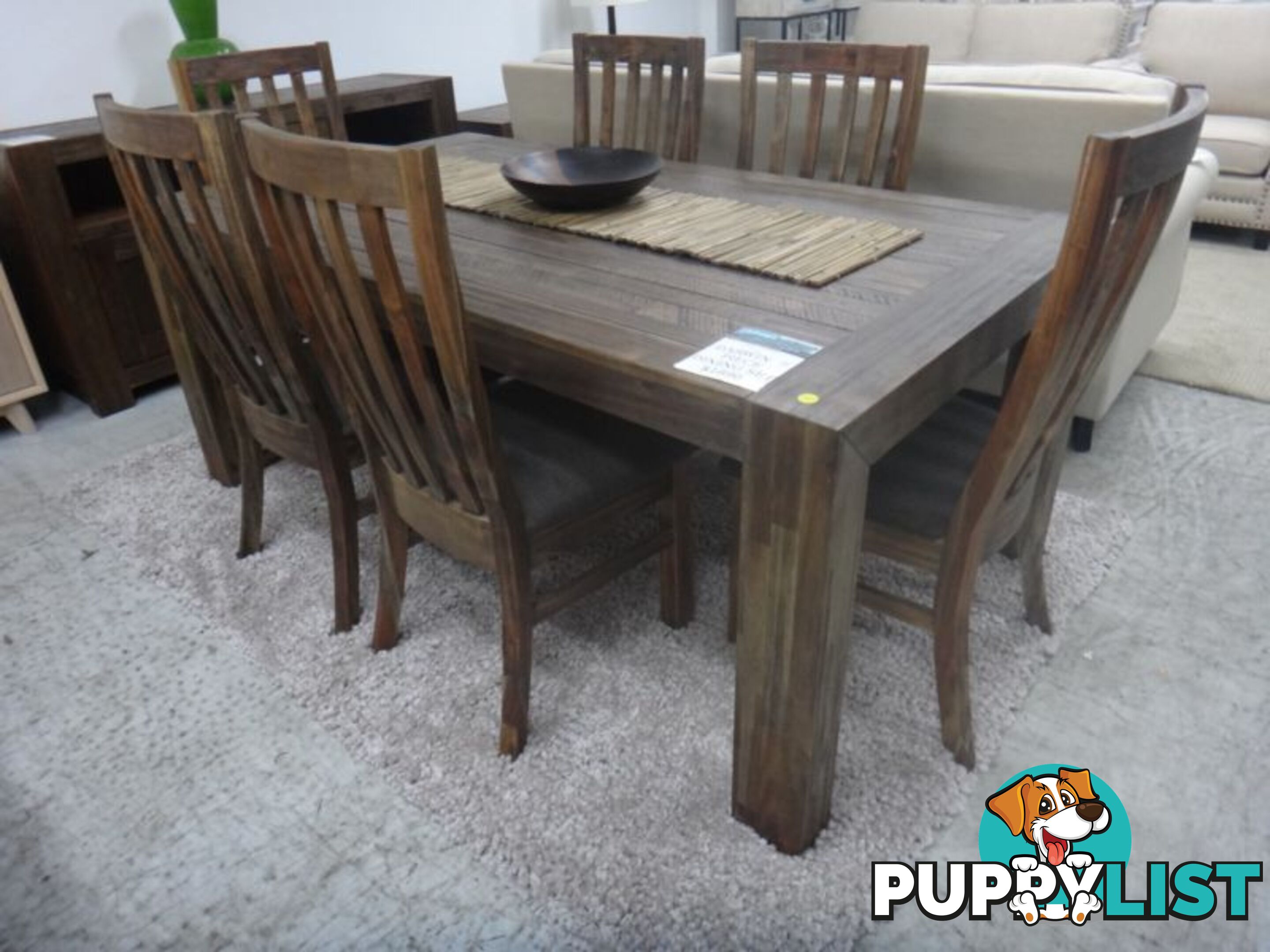 NEW DARWIN DINING TABLE - 7 PIECE DINING SET AVAILABLE