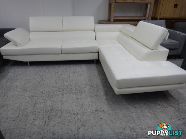 NEW ECLIPSE CORNER SOFA - 2 COLOURS BLACK & WHITE AVAILABLE