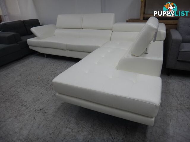 NEW ECLIPSE CORNER SOFA - 2 COLOURS BLACK & WHITE AVAILABLE