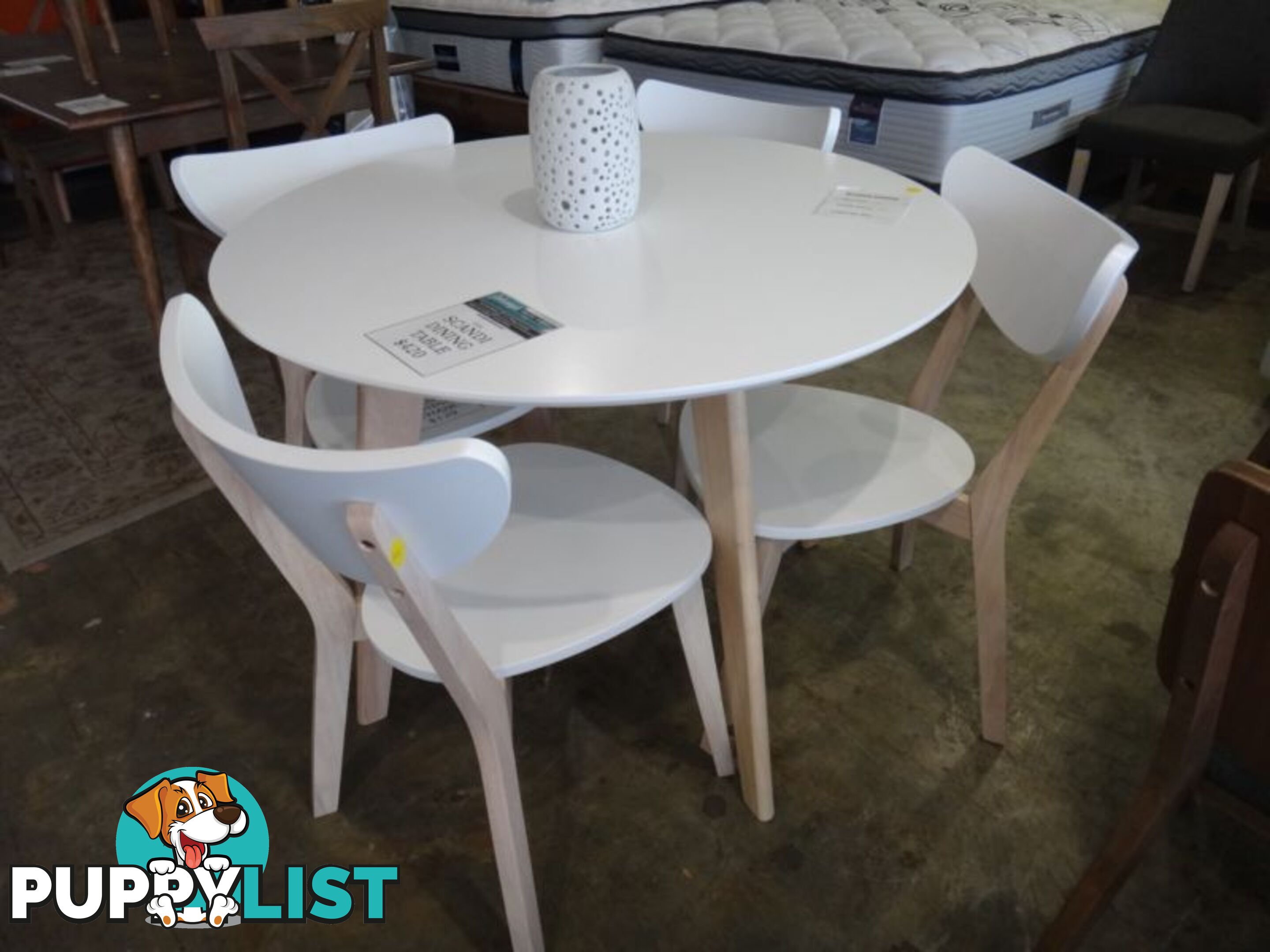 BRAND NEW SCANDI 5 PIECE DINING SET - CLEARANCE OUTLET