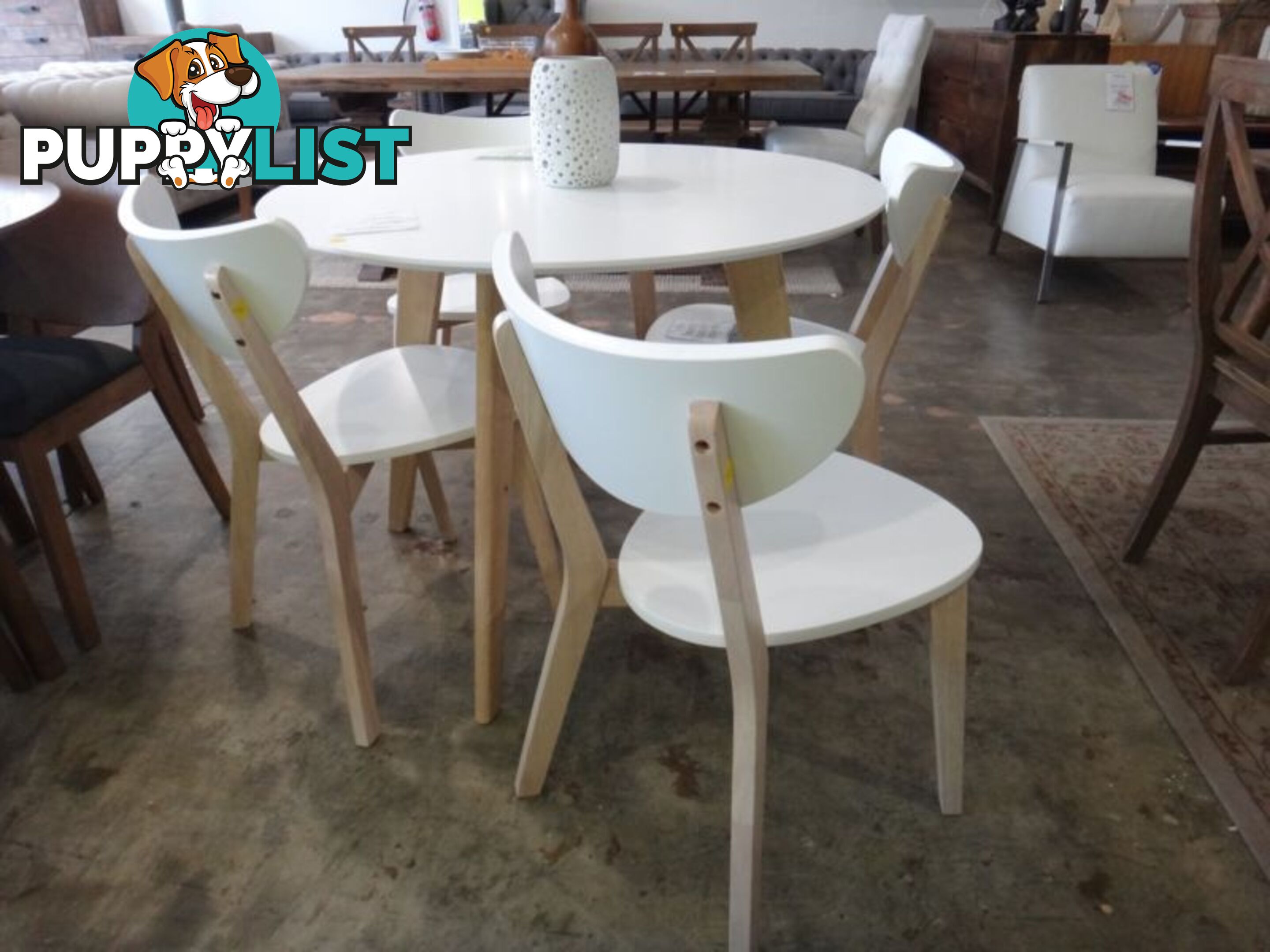 BRAND NEW SCANDI 5 PIECE DINING SET - CLEARANCE OUTLET