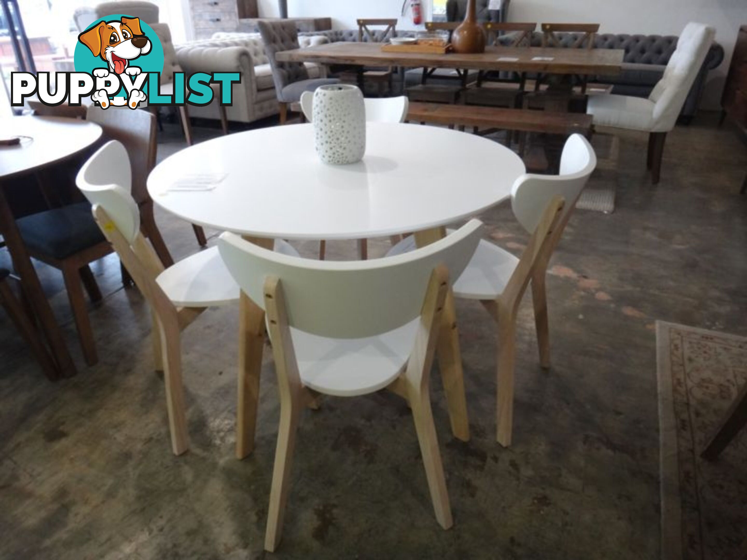 BRAND NEW SCANDI 5 PIECE DINING SET - CLEARANCE OUTLET