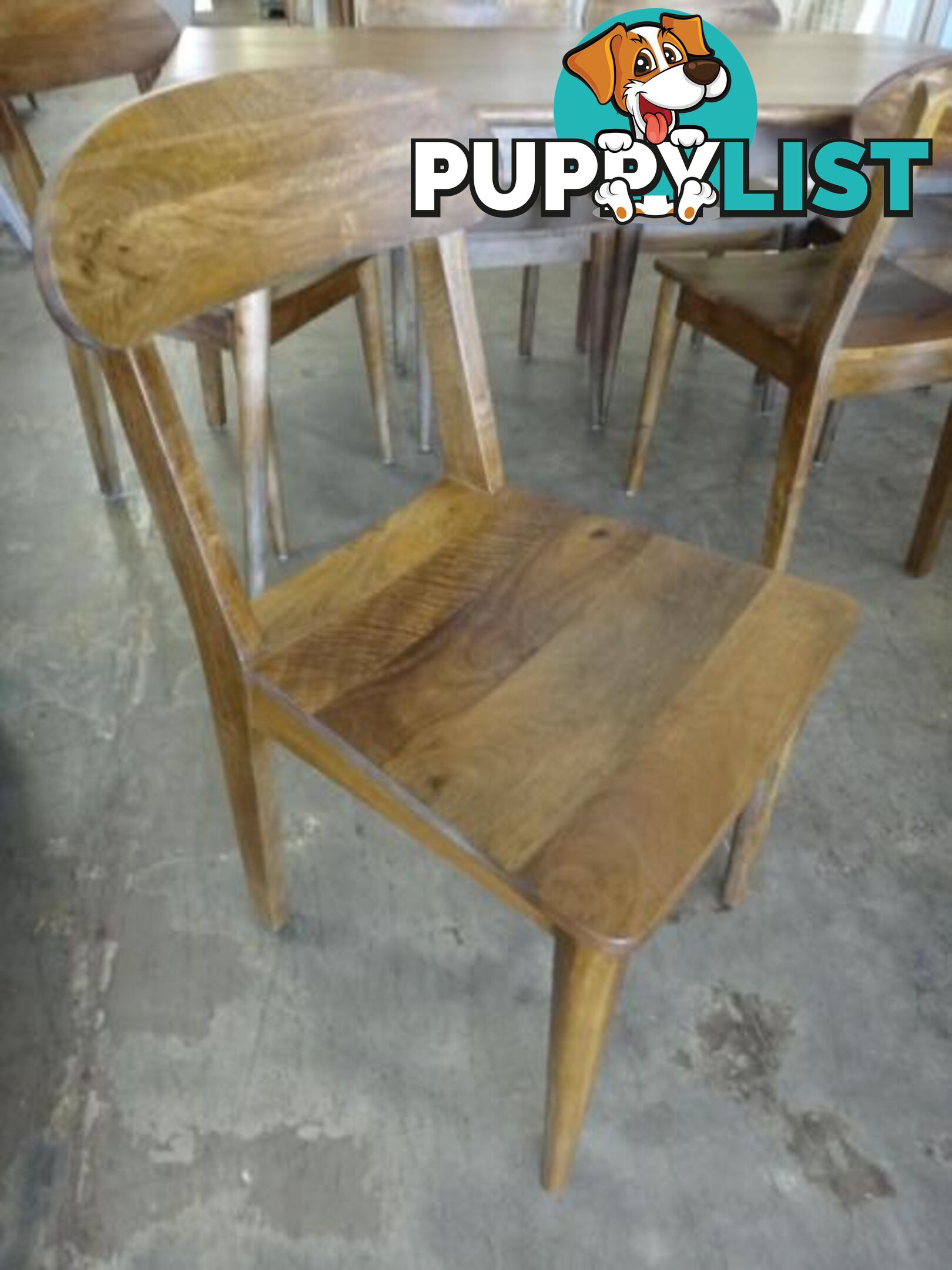 NEW RETRO DINING CHAIR - SOLID MANGO WOOD - DANISH DESIGN