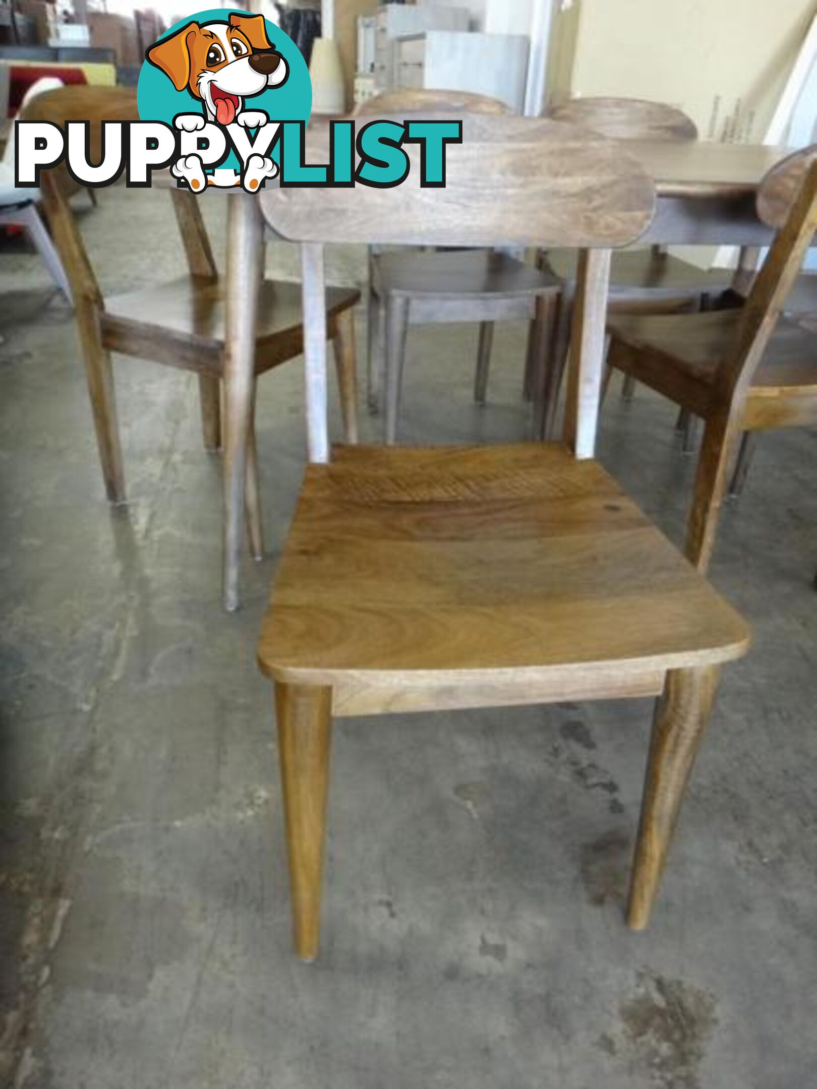 NEW RETRO DINING CHAIR - SOLID MANGO WOOD - DANISH DESIGN