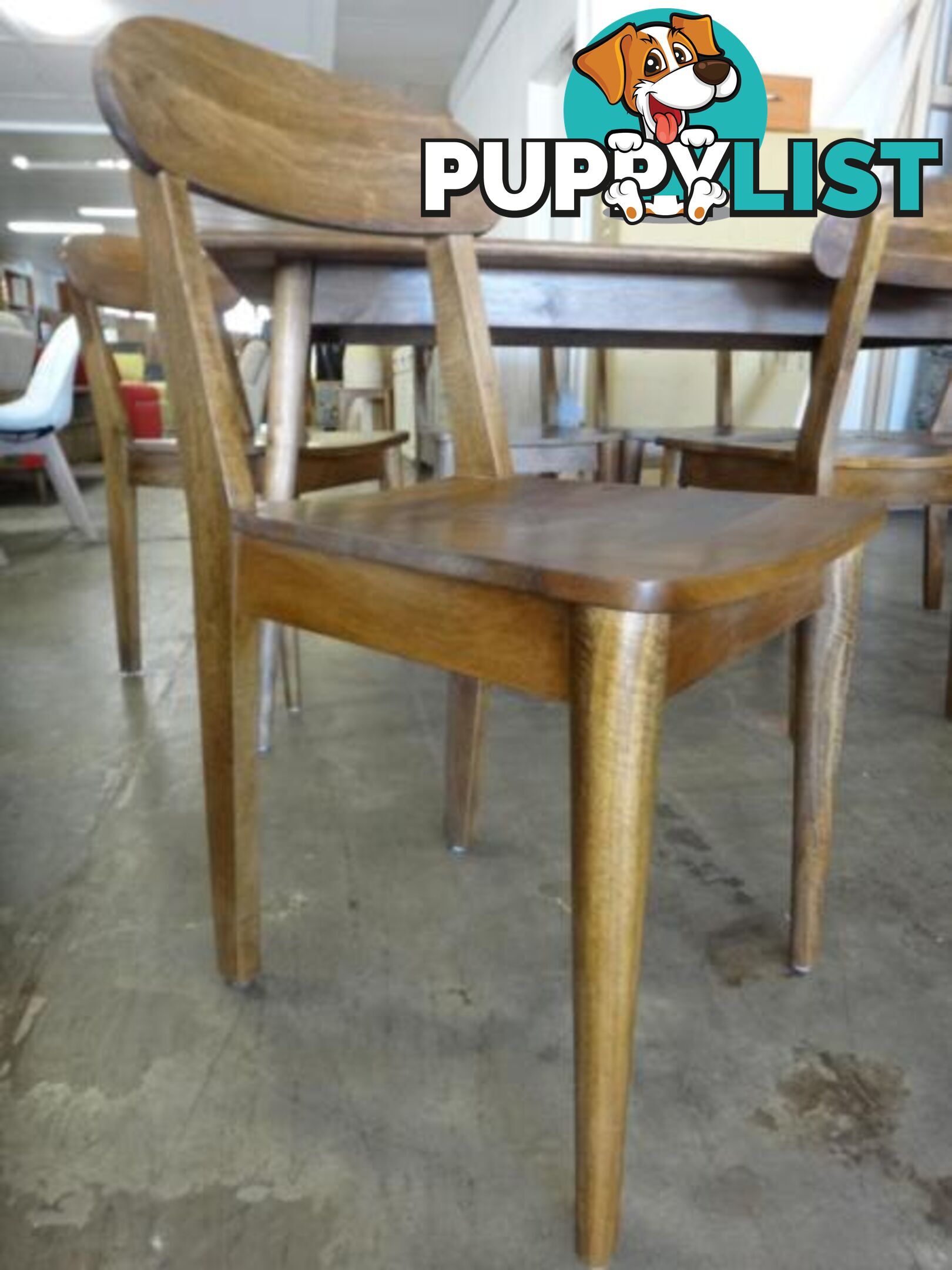 NEW RETRO DINING CHAIR - SOLID MANGO WOOD - DANISH DESIGN