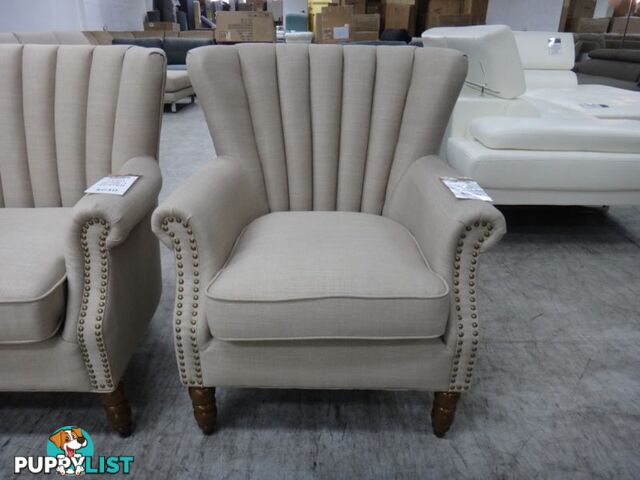 NEW CLEO SOFAS - 3 SEATER + ARMCHAIR - DISCOUNT SHOWROOM