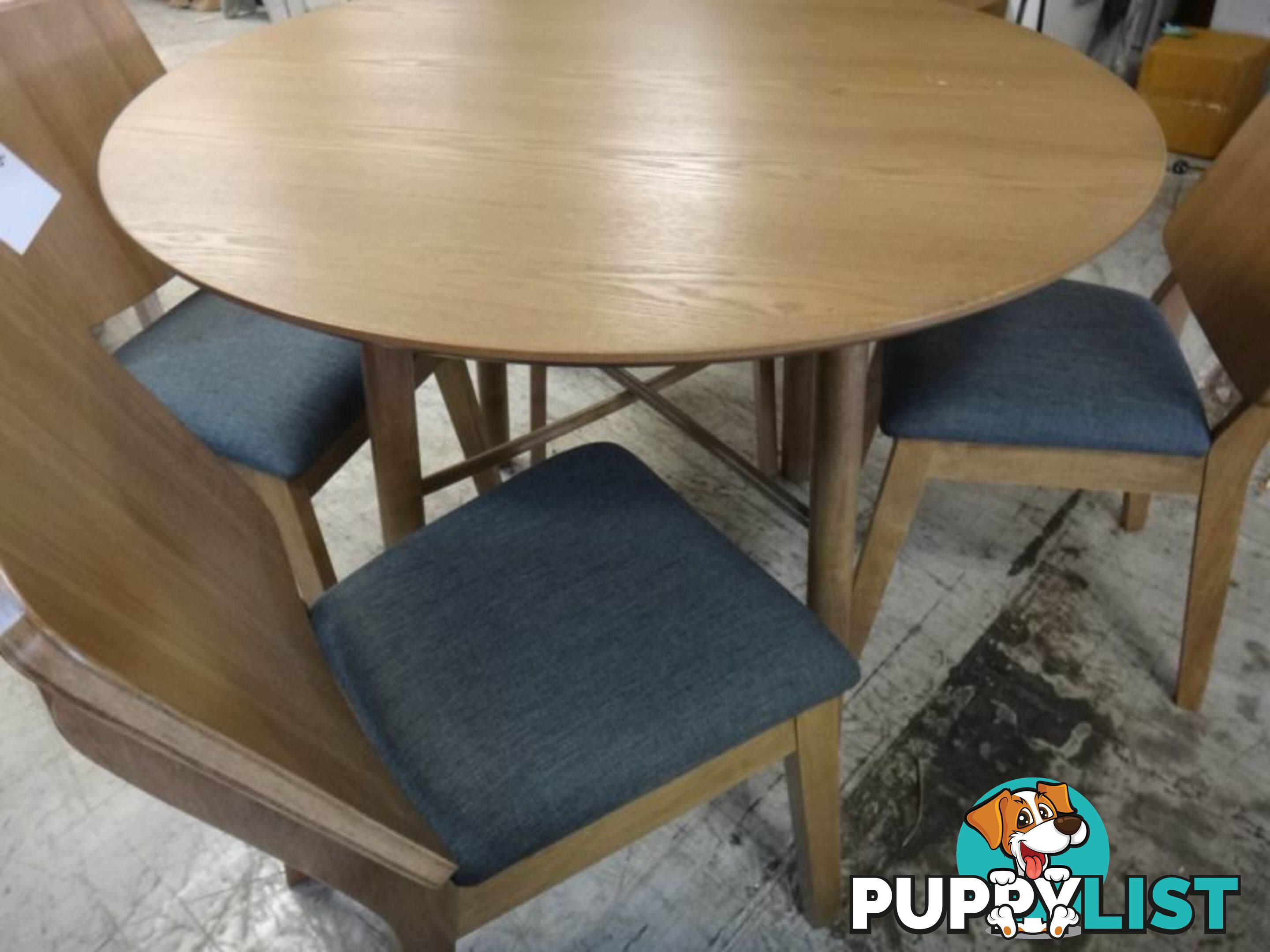 NEW DENMARK 5 PIECE DINING - DESIGNER RETRO FURNITURE SHOWROOM