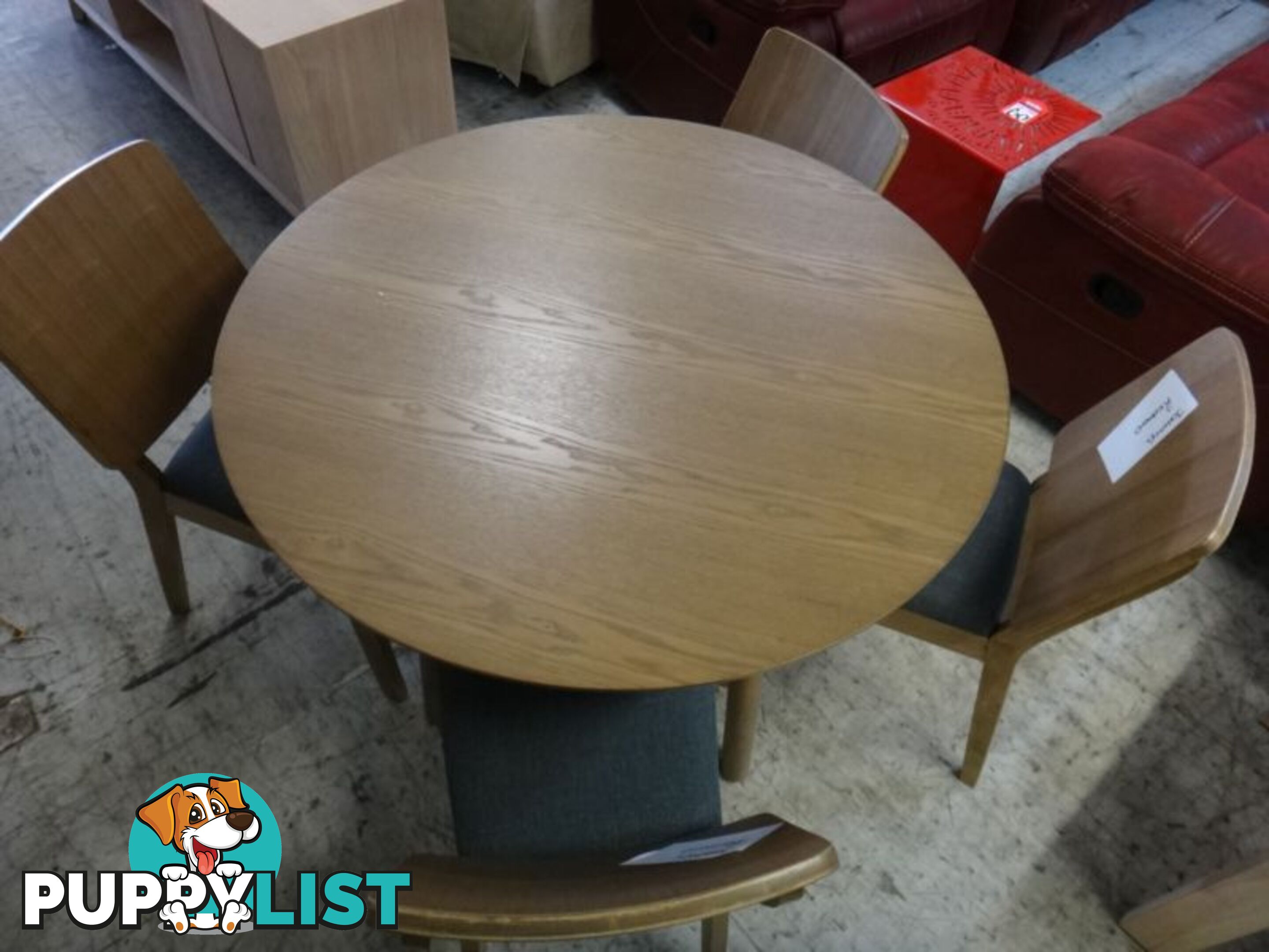 NEW DENMARK 5 PIECE DINING - DESIGNER RETRO FURNITURE SHOWROOM