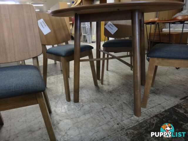 NEW DENMARK 5 PIECE DINING - DESIGNER RETRO FURNITURE SHOWROOM