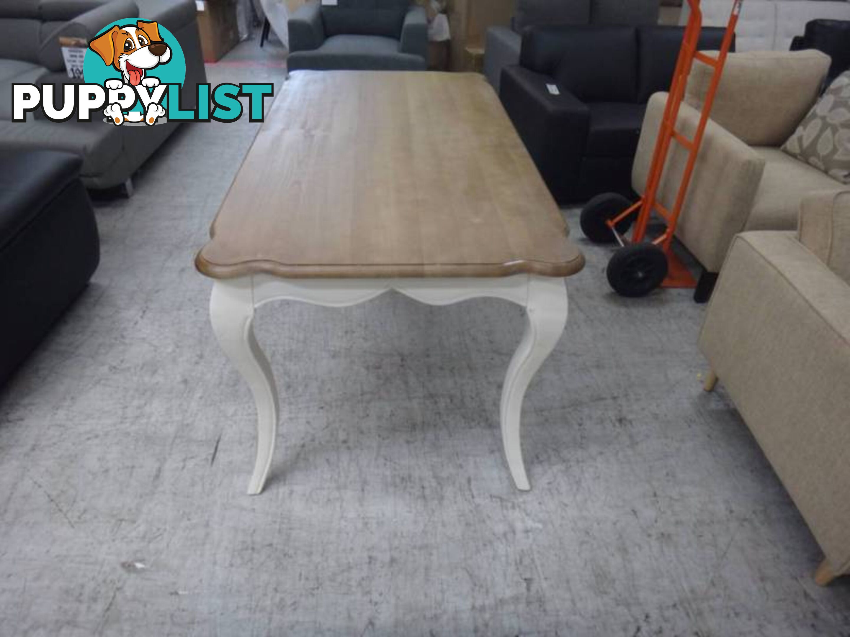 COTTAGE DINING TABLE - White Timber