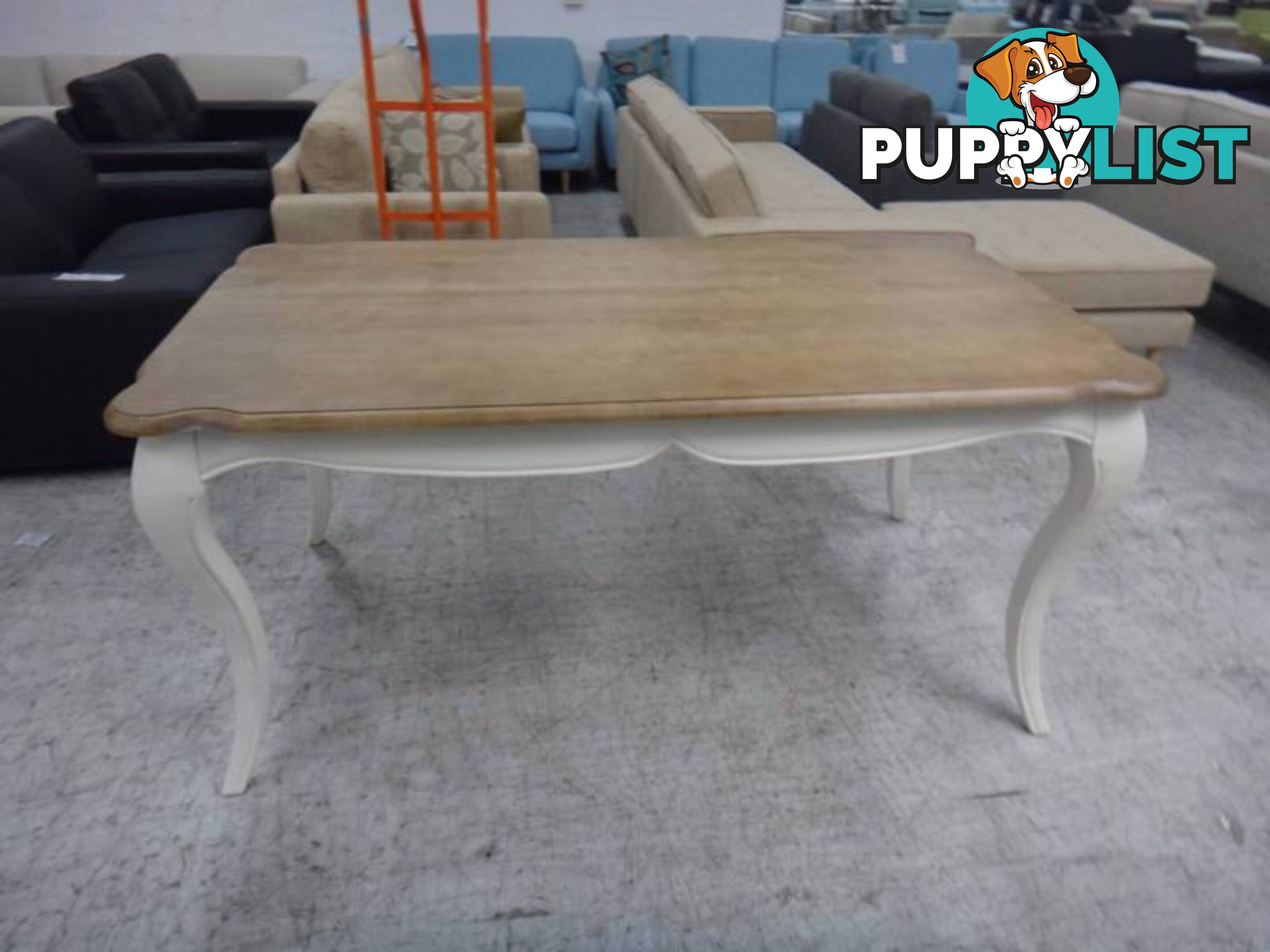 COTTAGE DINING TABLE - White Timber