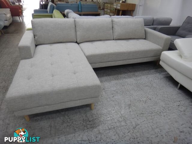 NEW CASPER 3 SEATER CHAISE - FURNITURE DISCOUNT SHOWROOM