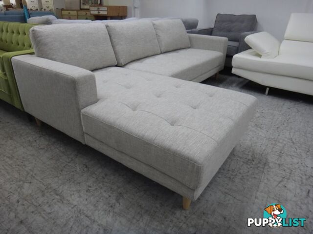 NEW CASPER 3 SEATER CHAISE - FURNITURE DISCOUNT SHOWROOM