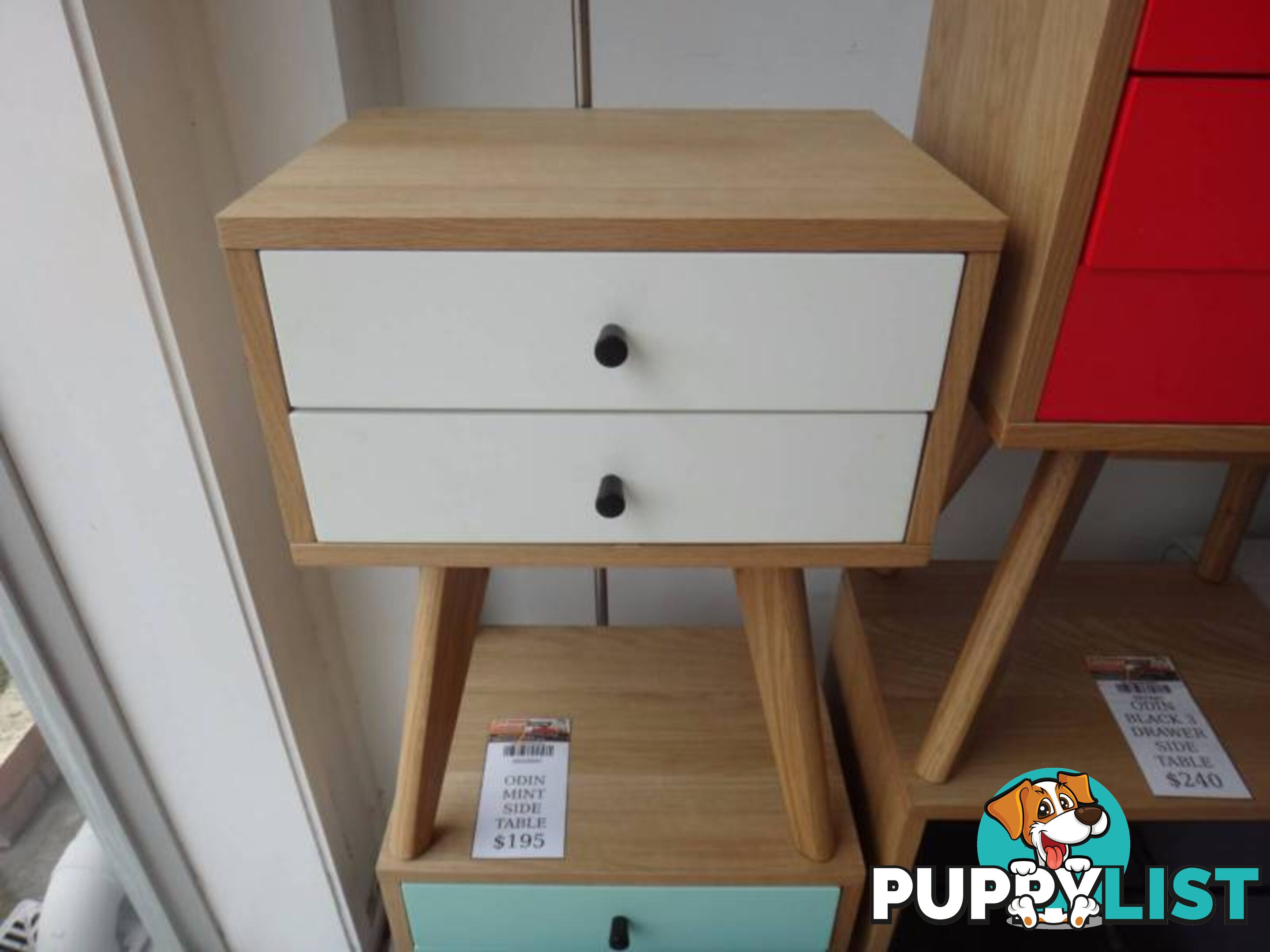 ODIN BEDSIDE TABLE - 2 & 3 DRAWER