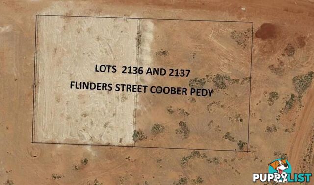 Lot 2136/2137 Flinders St Coober Pedy SA 5723