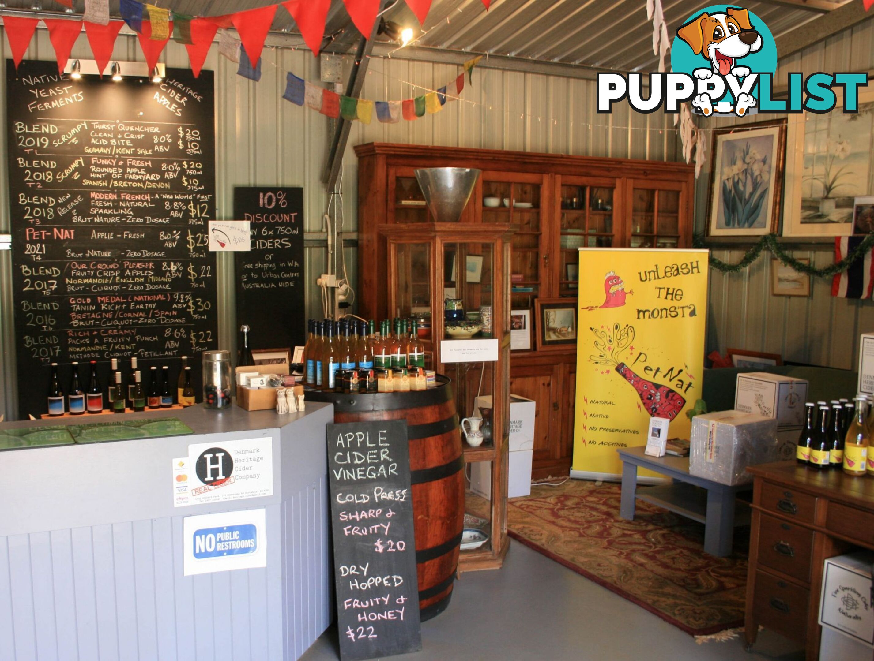 The Denmark Heritage Cider Company 218 Glenrowan Road Scotsdale WA 6333